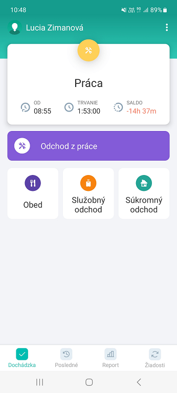 prehľad fingera v mobile