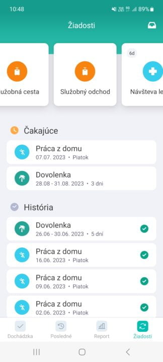 žiadankový systém online