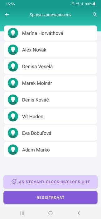 správa zamestnancov