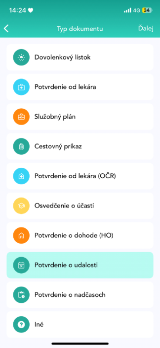 Nahrávanie dokumentov