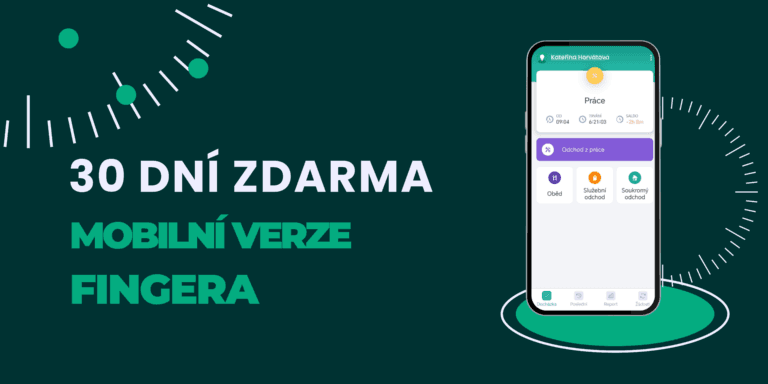 Vyzkoušejte mobilní Fingeru na 30 dní zdarma.