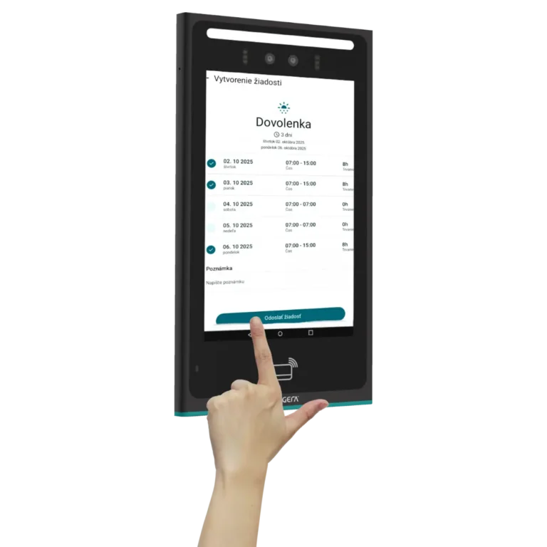 Systém na správu absencií na termináloch Fingera